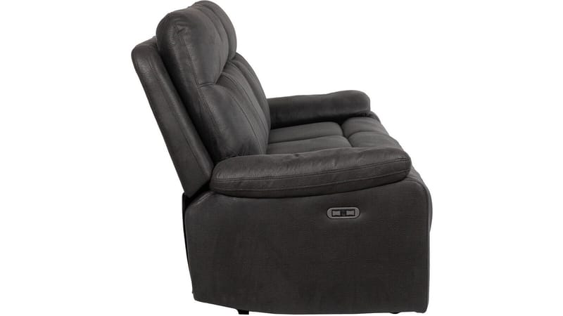 Norvian Reclinersoffa 3-sits Elektrisk - Svart - Möbler - Soffa - 3 sits soffa
