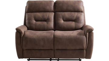 Novira 2-sits reclinersoffa Elektrisk - Brun - Möbler - Soffa - Skinnsoffor