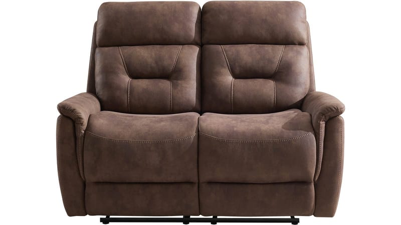 Novira 2-sits reclinersoffa Elektrisk - Brun - Möbler - Soffa - Skinnsoffor