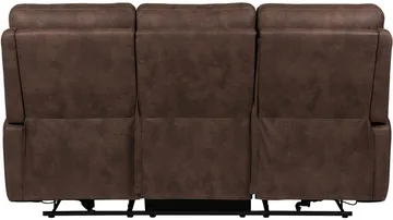 Novira 3-sits reclinersoffa Elektrisk - Brun - Möbler - Soffa - 3 sits soffa