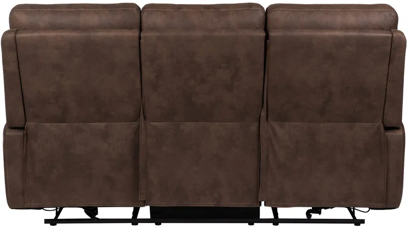 Novira 3-sits reclinersoffa Elektrisk - Brun - Möbler - Soffa - 3 sits soffa