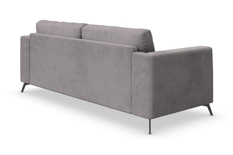 Ocean Lyx 3-sits Manchestersoffa - Mörkgrå - Möbler - Soffa - 3 sits soffa