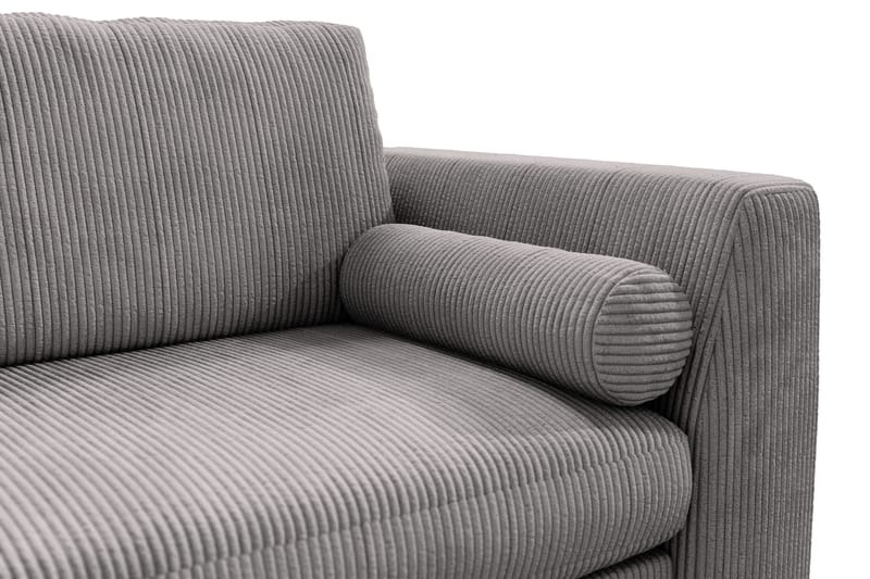 Ocean Lyx 3-sits Manchestersoffa - Mörkgrå - Möbler - Soffa - 3 sits soffa