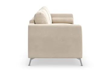 Ocean Lyx 3-sits Sammetssoffa - Beige - Möbler - Soffa - Sammetssoffa