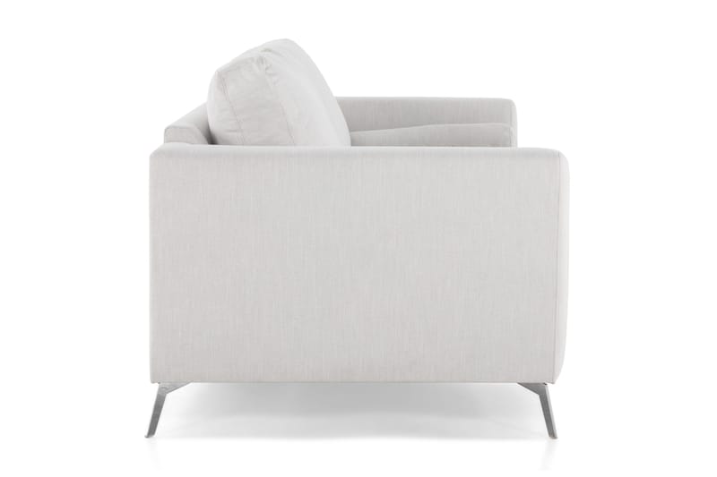 Ocean Lyx 3-sits Soffa med Nackrullar 222 cm i Tyg - Beige|Vit|Grå - Möbler - Soffa - 3 sits soffa