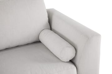Ocean Lyx 3-sits Soffa med Nackrullar 222 cm i Tyg - Beige|Vit|Grå - Möbler - Soffa - 3 sits soffa