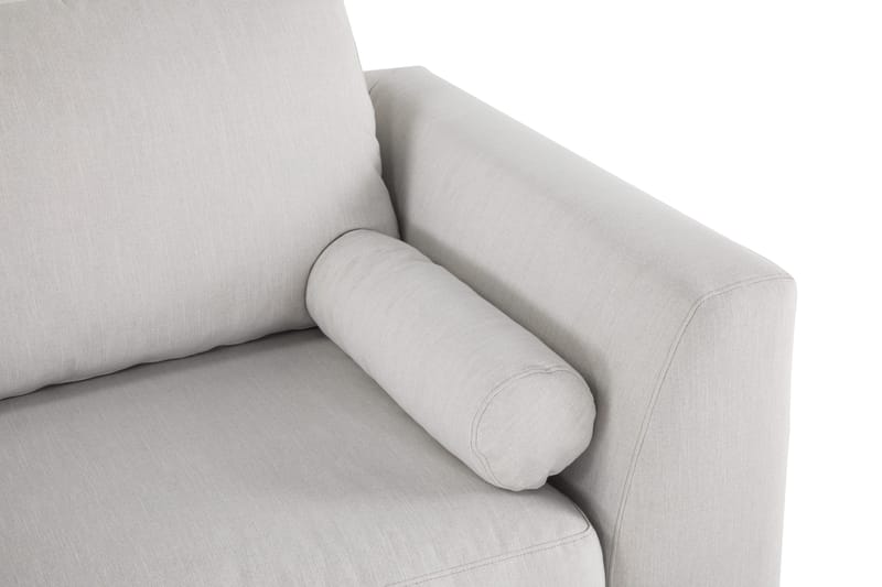 Ocean Lyx 3-sits Soffa med Nackrullar 222 cm i Tyg - Beige|Vit|Grå - Möbler - Soffa - 3 sits soffa