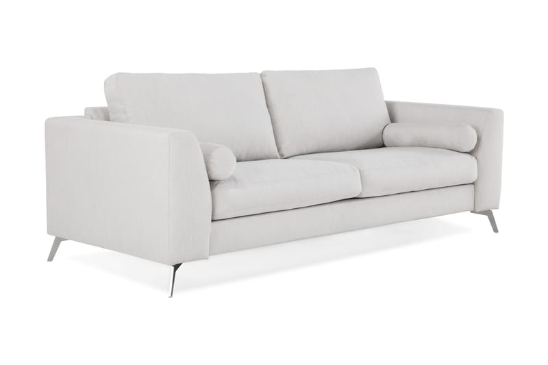 Ocean Lyx 3-sits Tygsoffa - Ljusgrå - Möbler - Soffa - 3 sits soffa