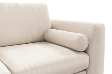 Ocean Lyx 4-sits Chenillesoffa med Nackrullar - Beige - Möbler - Soffa - 4 sits soffa