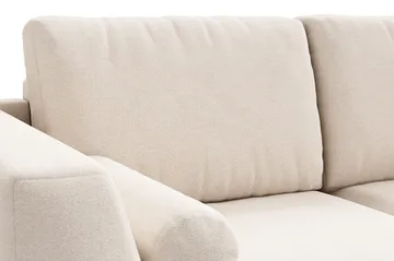 Ocean Lyx 4-sits Chenillesoffa med Nackrullar - Beige - Möbler - Soffa - 4 sits soffa