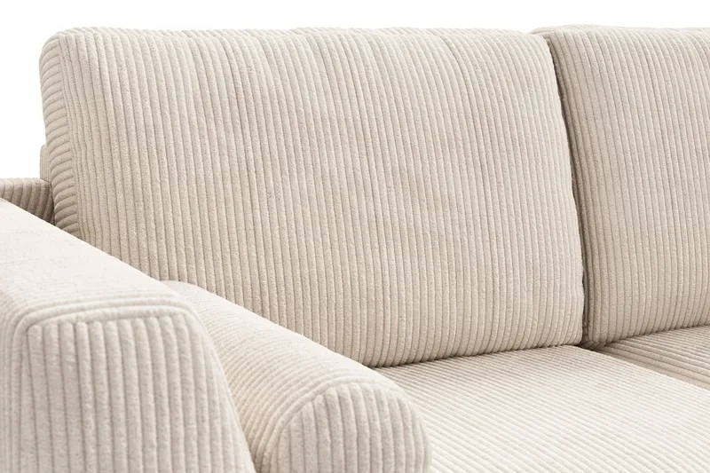 Ocean Lyx 4-sits Manchestersoffa - Beige - Möbler - Soffa - 4 sits soffa