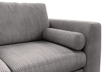 Ocean Lyx 4-sits Manchestersoffa - Mörkgrå - Möbler - Soffa - 4 sits soffa