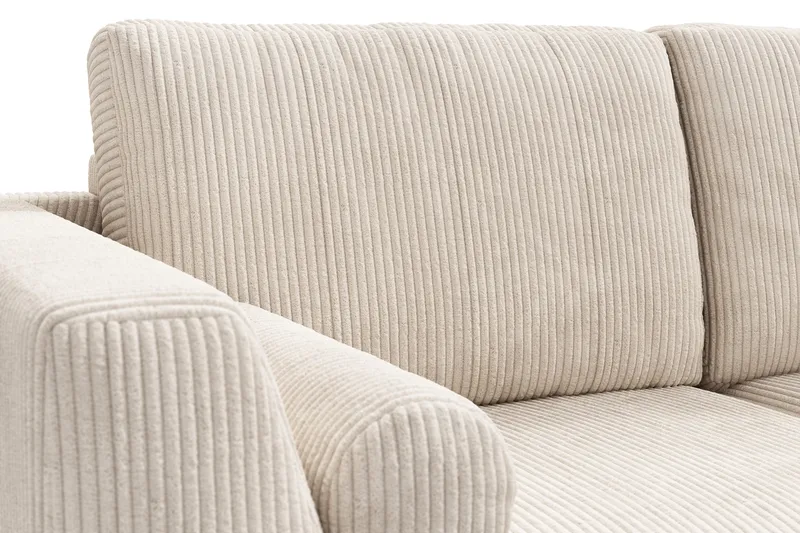 Ocean Lyx 5-sits Vändbar L-formad Hörnsoffa i Manchester - Beige - Möbler - Soffa - Hörnsoffa