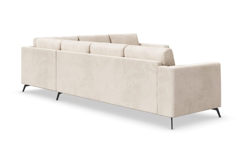Ocean Lyx 5-sits Vändbar L-formad Hörnsoffa i Manchester - Beige - Möbler - Soffa - Hörnsoffa