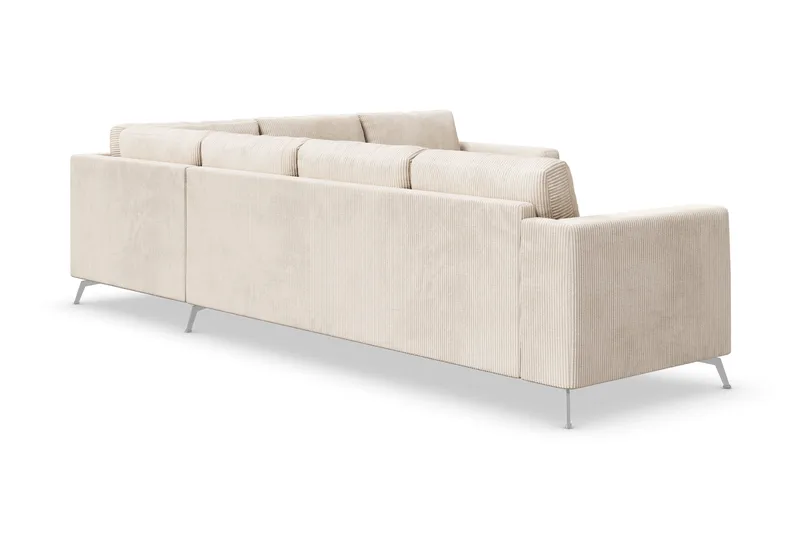 Ocean Lyx 5-sits Vändbar L-formad Hörnsoffa i Manchester - Beige - Möbler - Soffa - Hörnsoffa