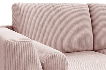 Ocean Lyx 5-sits Vändbar L-formad Hörnsoffa i Manchester - Rosa - Möbler - Soffa - Hörnsoffa