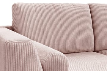 Ocean Lyx 5-sits Vändbar L-formad Hörnsoffa i Manchester - Rosa - Möbler - Soffa - Hörnsoffa