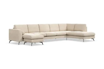 Ocean Lyx U-soffa med Schäslong Höger - Beige - Möbler - Soffa - U-soffa