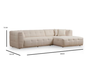 Octavian Soffa m. Divan 5-sits - Beige - Möbler - Soffa - Divansoffor & schäslongsoffa