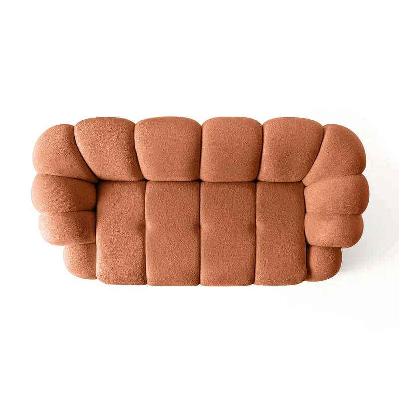 Octavio 2-sitssoffa 199x70x80 cm - kakel röd - Möbler - Soffa - 2 sits soffa