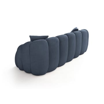 Octavio 3-sits Bubblig Soffa i Tyg - Blå - Möbler - Soffa - 3 sits soffa