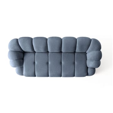 Octavio 3-sits Bubblig Soffa i Tyg - Blå - Möbler - Soffa - 3 sits soffa