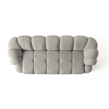Octavio 3-sits Soffa Bubblig i Tyg - Grå - Möbler - Soffa - 3 sits soffa