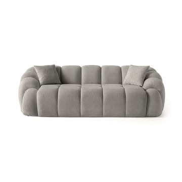Octavio 3-sits Soffa Bubblig i Tyg - Grå - Möbler - Soffa - 3 sits soffa