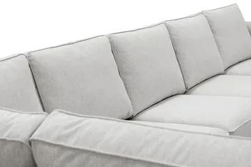 Optus 6-sits U-soffa med Divan och schäslong höger - Ljusgrå - Möbler - Soffa - U-soffa
