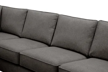 Optus 6-sits U-soffa med Divan och schäslong höger - Mörkgrå - Möbler - Soffa - U-soffa