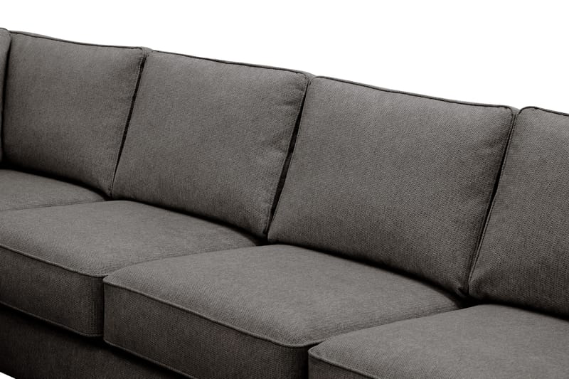 Optus 6-sits U-soffa med Divan och schäslong höger - Mörkgrå - Möbler - Soffa - U-soffa