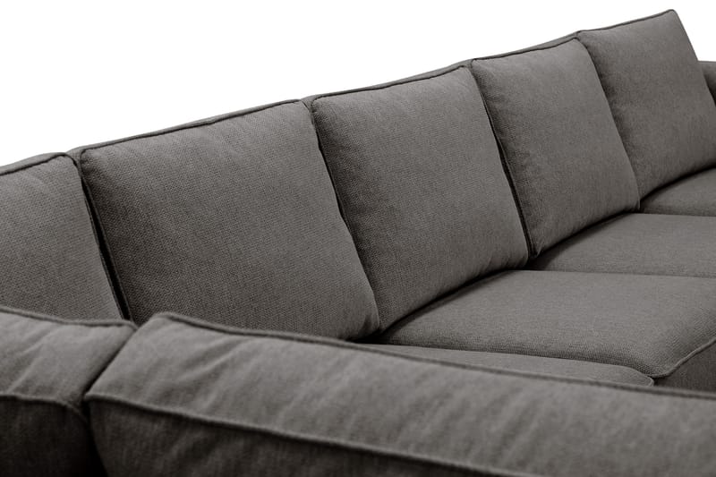 Optus 6-sits U-soffa med Divan och schäslong höger - Mörkgrå - Möbler - Soffa - U-soffa