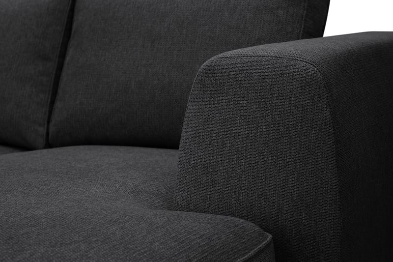 Optus 6-sits U-soffa med Divan och schäslong höger - Svart - Möbler - Soffa - U-soffa