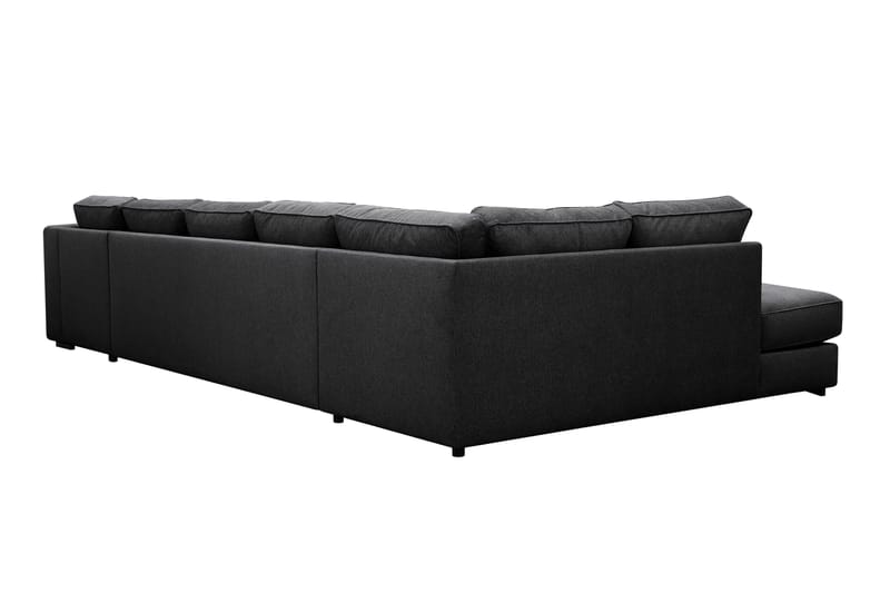 Optus 6-sits U-soffa med Divan och schäslong höger - Svart - Möbler - Soffa - U-soffa