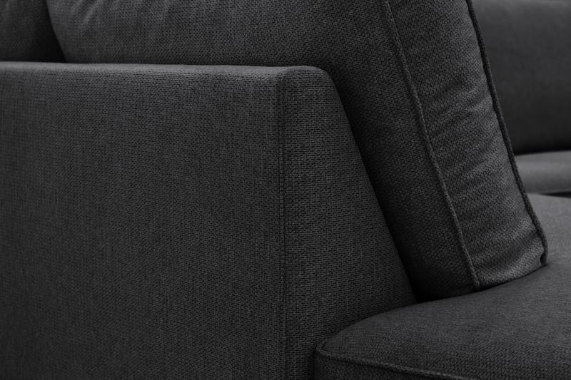 Optus 6-sits U-soffa med Divan och schäslong höger - Svart - Möbler - Soffa - U-soffa