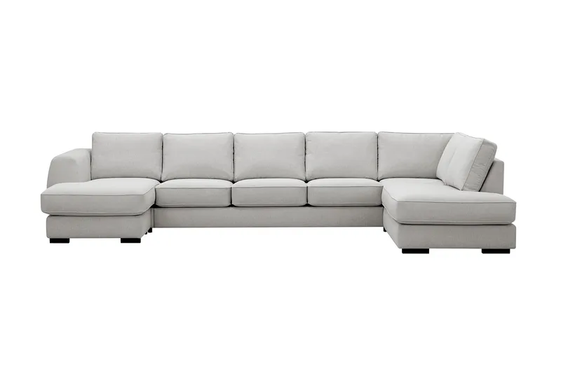 Optus 6-sits U-soffa med Divan och schäslong vänster - Ljusgrå - Möbler - Soffa - U-soffa