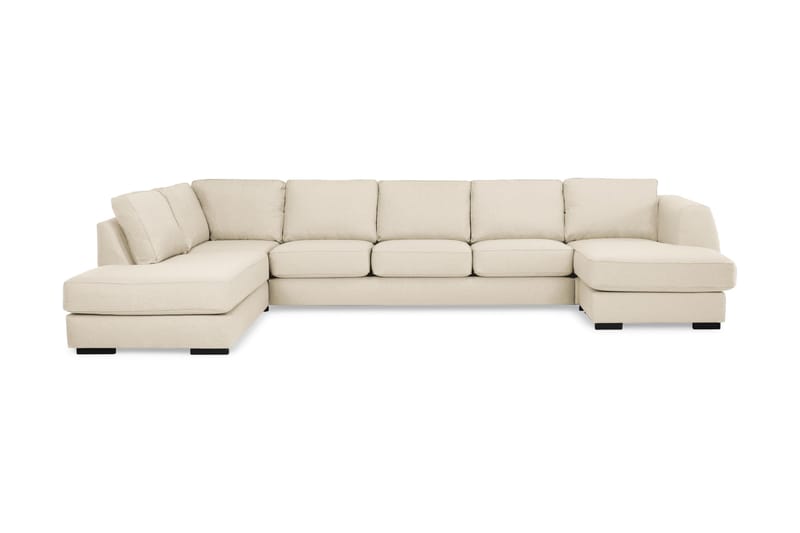 Optus U-soffa Large med Divan Höger - Beige - U-soffa