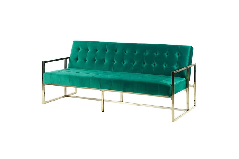 Ordsbo Soffa 3-sits - Guld/Grön - Möbler - Soffa - 3 sits soffa