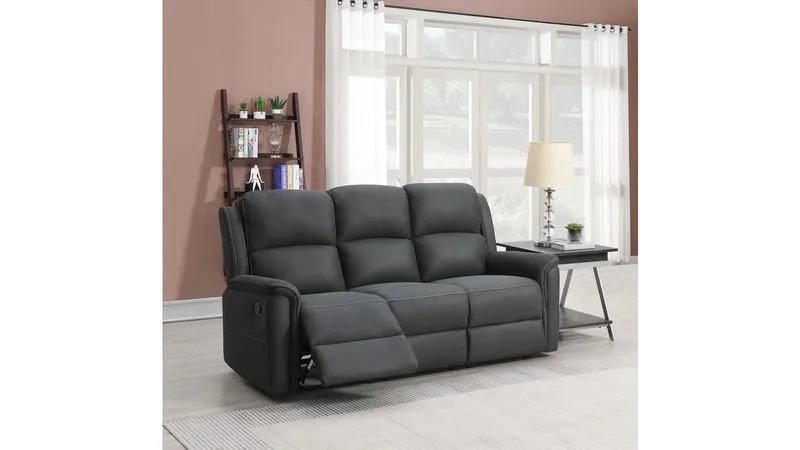 Orvella Reclinersoffa 3-sits, Grå