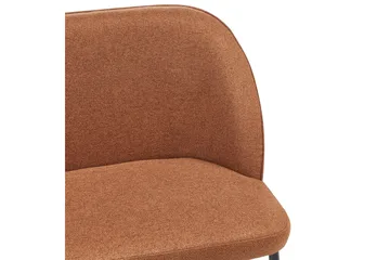 Osbyn 2-sits Soffa i Tyg med Metallben - Brun - Möbler - Soffa - 2 sits soffa