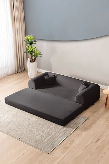 Pento 3-sits Bäddsoffa - Antracit - Möbler - Soffa - Bäddsoffa