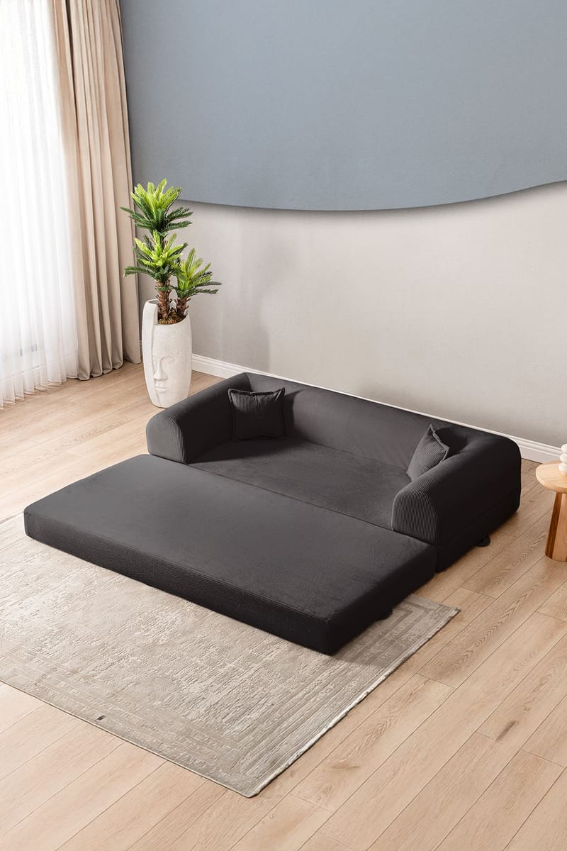 Pento 3-sits Bäddsoffa - Antracit - Möbler - Soffa - Bäddsoffa