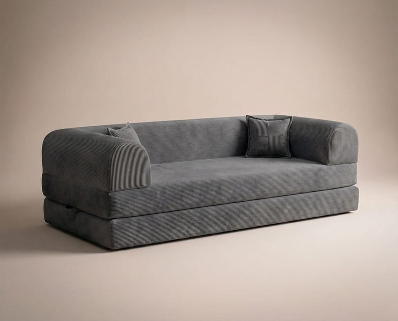 Pento 3-sits Bäddsoffa - Antracit - Möbler - Soffa - Bäddsoffa
