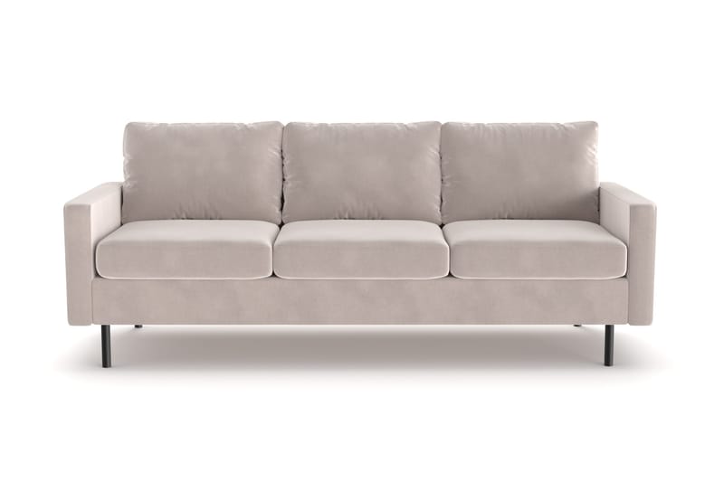 Peppe 3-sits Manchestersoffa - Beige - Möbler - Soffa - Sammetssoffa