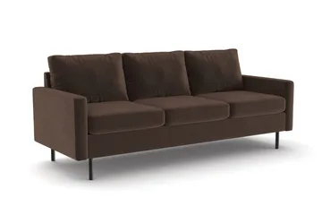 Peppe 3-sits Manchestersoffa - Brun - Möbler - Soffa - 3 sits soffa
