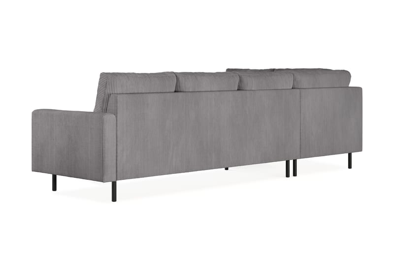 Peppe 4-sits Soffa med Schäslong Vänster - Grå - Divansoffor & schäslongsoffa - 4 sits soffa med divan