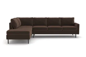 Peppe 4-sits Vänstervänd L-formad Schäslongsoffa i Manchester