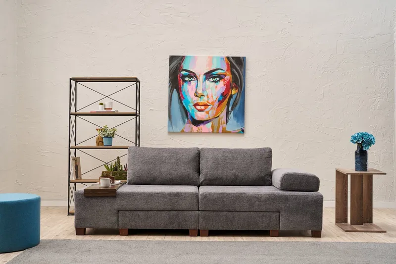 Perenna 3-sits Bäddsoffa - Grå - Möbler - Soffa - Bäddsoffa