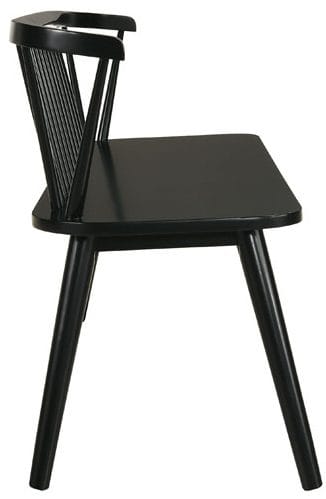 Pinnsoffa svart Bobby - Svart - Möbler - Soffa - Kökssoffa & pinnsoffa