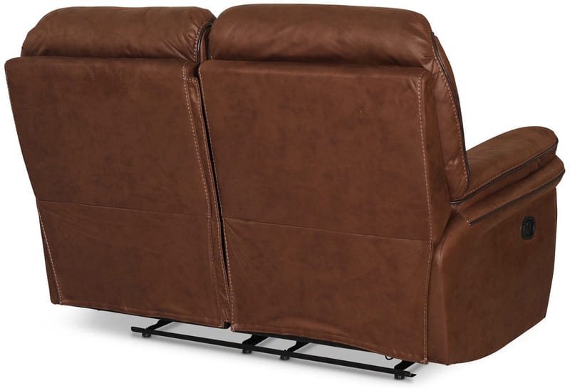 Reclinersoffa 2-sits - Brun - Möbler - Soffa - Skinnsoffor